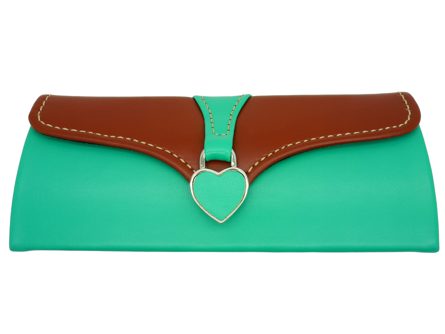 Go Opticians Ladies Clutch Bag Glasses Case Hearts Magnetic Clasp with Presentation Box