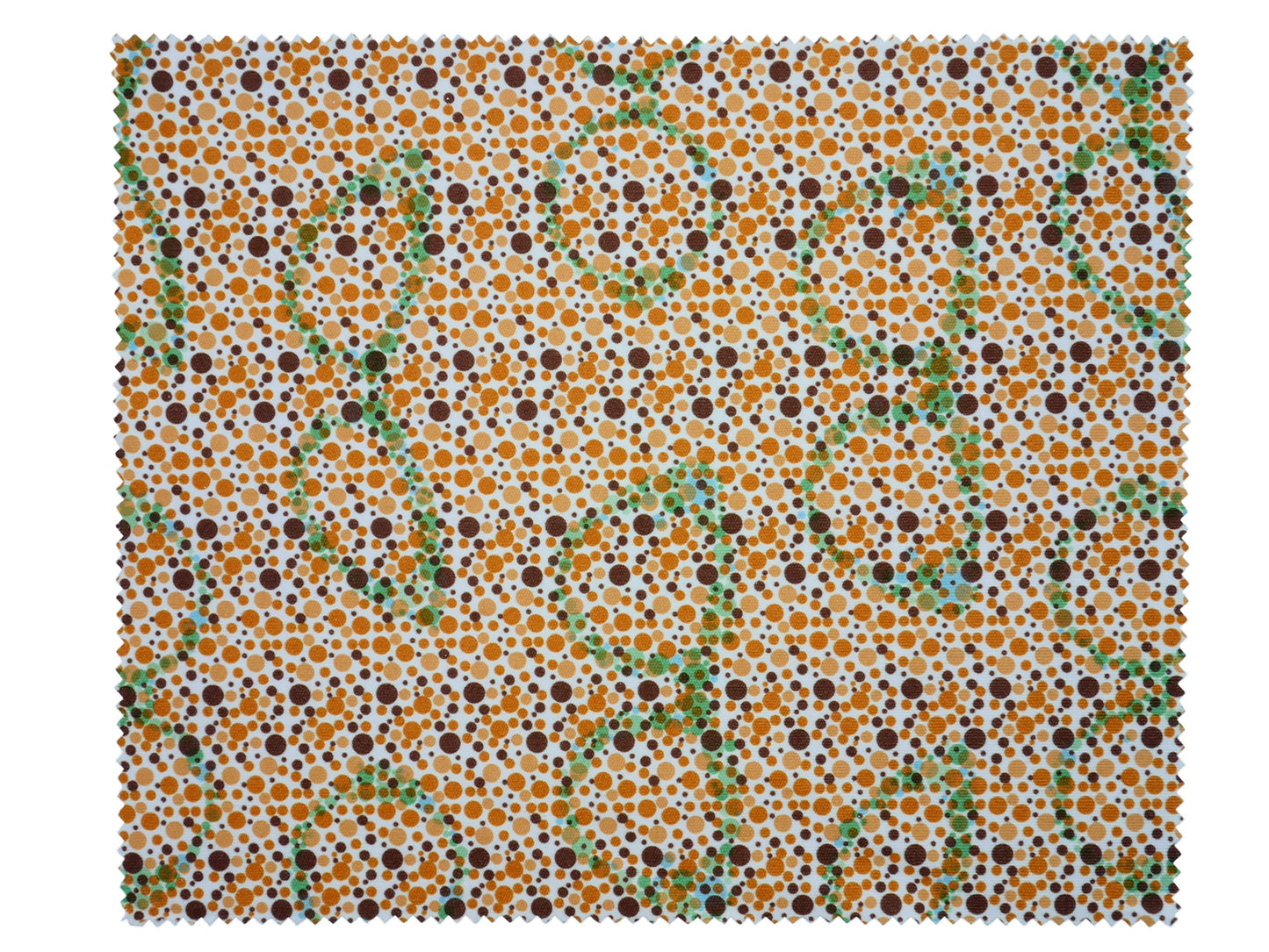 Colour Blindness Test Microfiber Glasses Cleaning Cloth