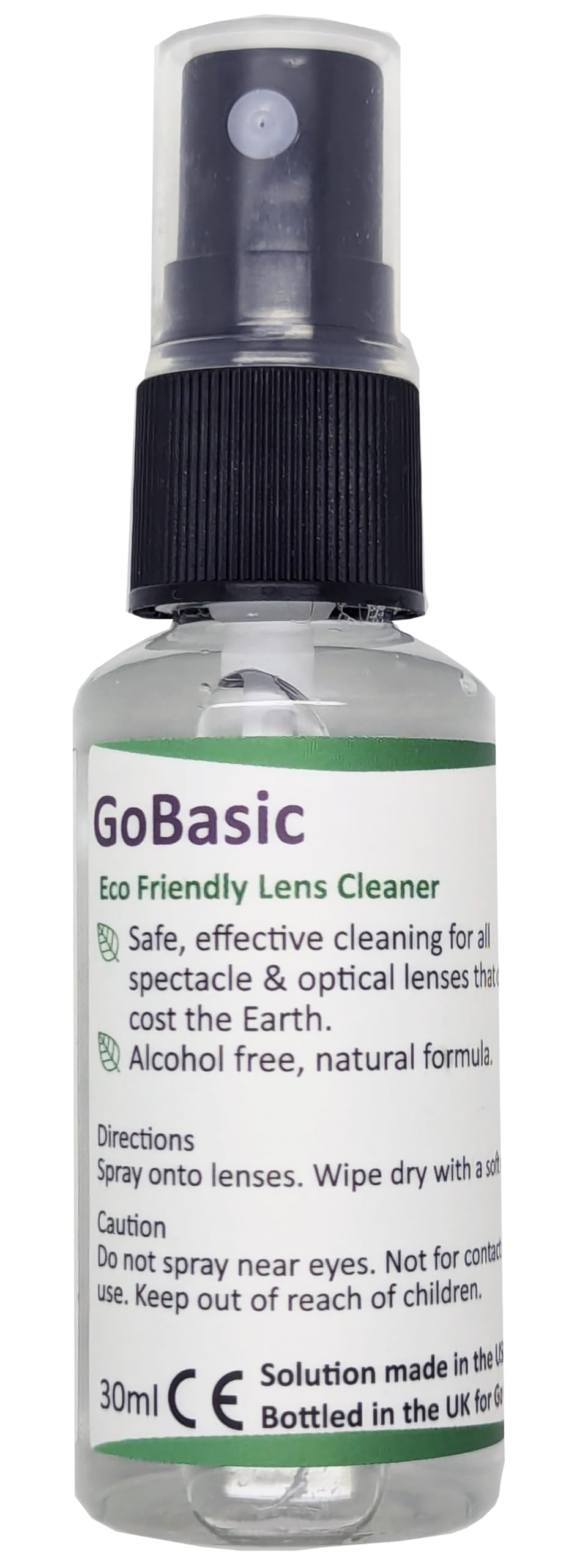 GoBasic Eco Friendly Lens Spray 30ml