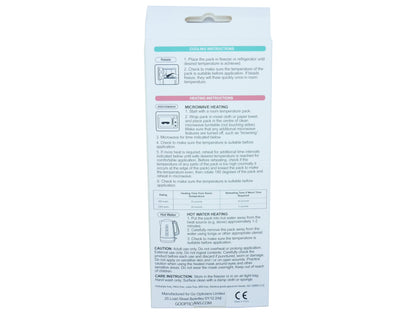 Go Opticians 2in1 Hydrogel Eye Mask Bead Hot Compress Cold Pack Therapy for Relaxation Stress Relief, Puffy Eyes, Tiredness, Blepharitis, Dry Eye, Headache & More