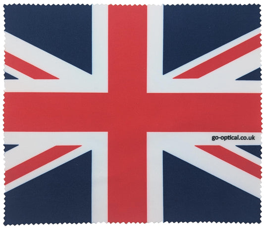 Premium Quality GoOpticians Union Jack Microfibre Cloth