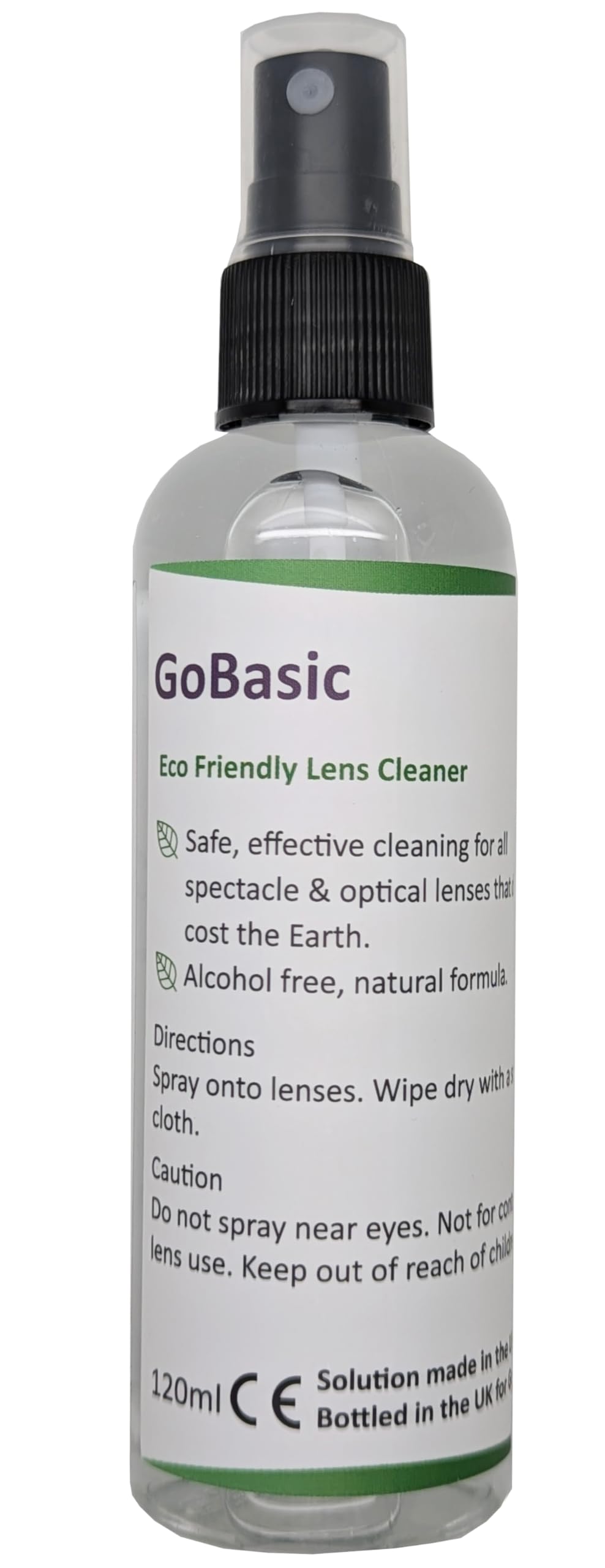 GoBasic Eco Friendly Lens Spray 120ml