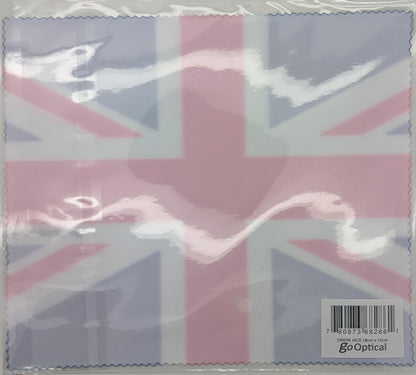 Premium Quality GoOpticians Union Jack Microfibre Cloth