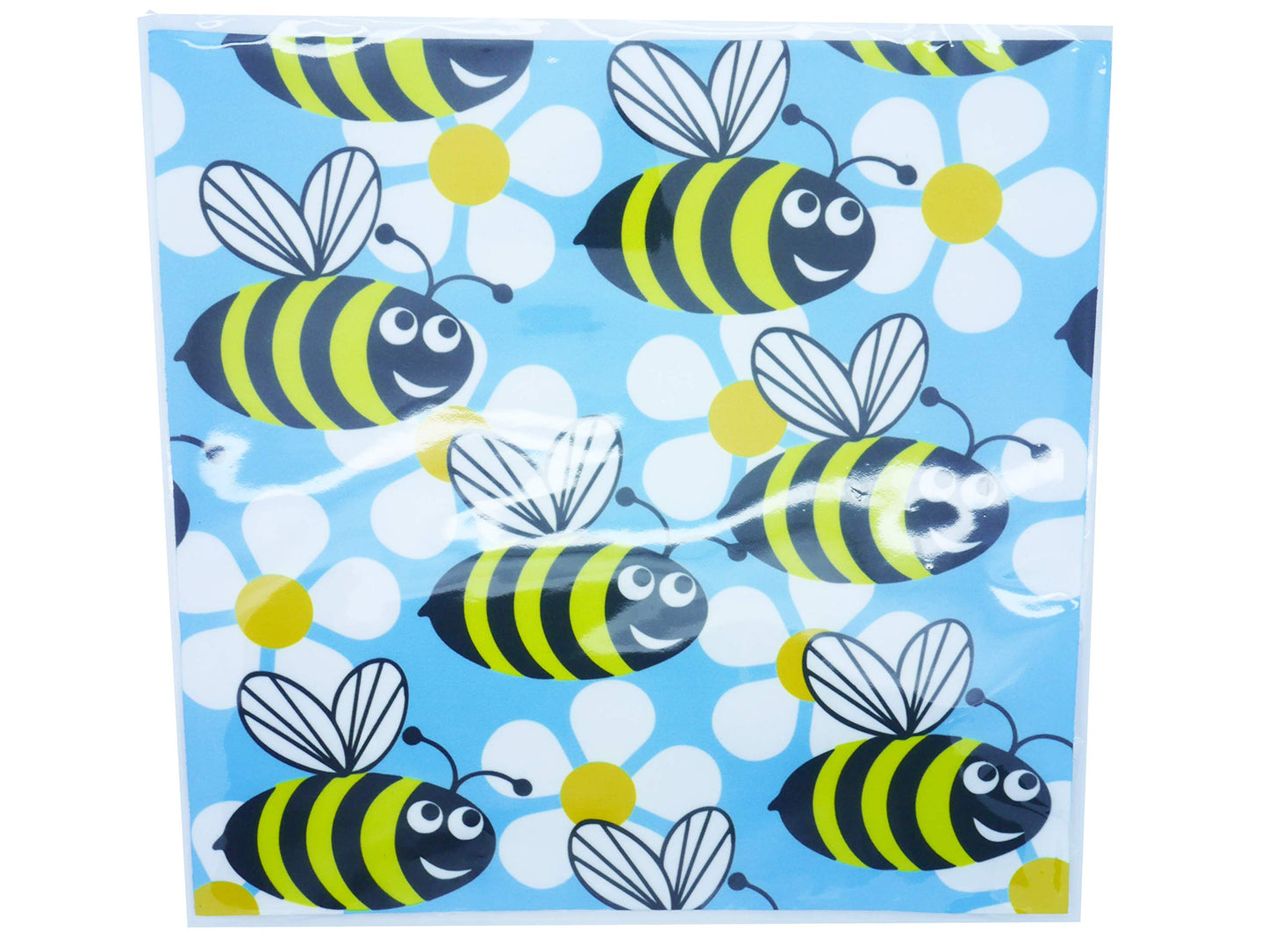 XL Go Optical Glasses Cleaning Microfiber Cloth 22 x 22cm Bee Extra Large Microfibre Cleaner, 1 pc