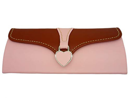 Go Opticians Ladies Clutch Bag Glasses Case Hearts Magnetic Clasp with Presentation Box