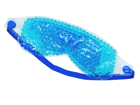 Go Opticians 2in1 Hydrogel Eye Mask Bead Hot Compress Cold Pack Therapy for Relaxation Stress Relief, Puffy Eyes, Tiredness, Blepharitis, Dry Eye, Headache & More