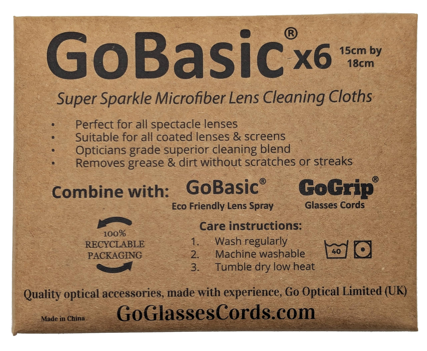 GoBasic Eco Friendly Lens Spray 120ml