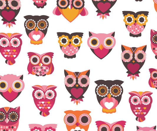 GoOpticians Cute Microfiber Owl Print Lens Cloth 18cm x 15cm