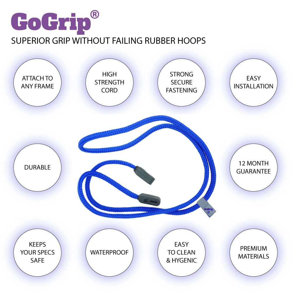 GoGrip Kids - Childrens Glasses Cord - Spectacle and Spec Lanyard