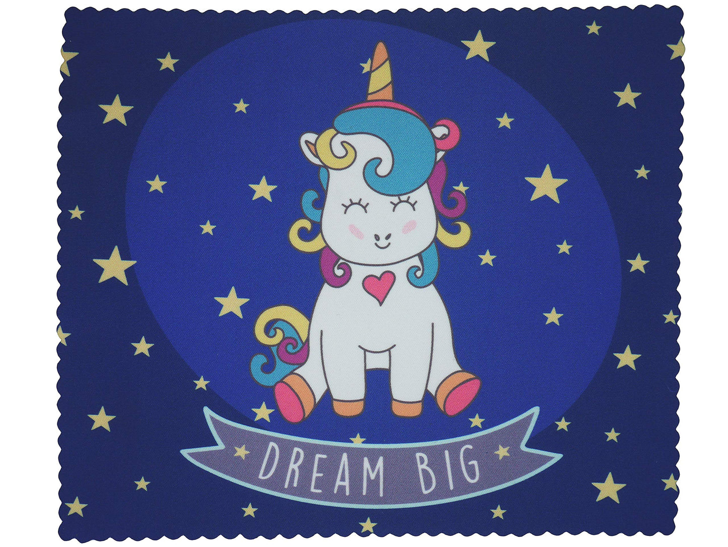 Super Cute Rainbow Unicorn Ultrafine Microfibre Spectacle Wipe Glass Phone Screen Tablet Lens Cleaning Cloths 18cm x 15cm