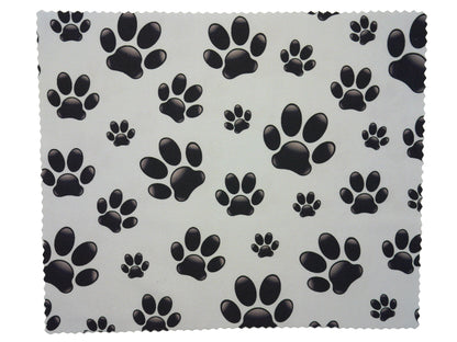 GoOpticians Microfiber Glasses Spectacle Phone Lens Screen Cleaning Cloths Cute Animals Bulldog Tiger Paws X 3 Microfibre