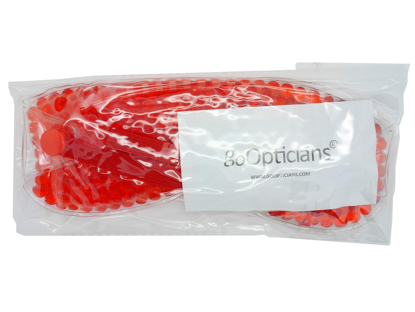Go Opticians 2in1 Hydrogel Eye Mask Bead Hot Compress Cold Pack Therapy for Relaxation Stress Relief, Puffy Eyes, Tiredness, Blepharitis, Dry Eye, Headache & More