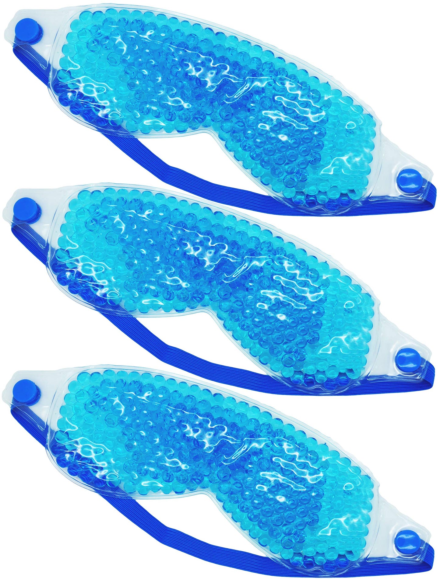 Go Opticians 2in1 Hydrogel Eye Mask Bead Hot Compress Cold Pack Therapy for Relaxation Stress Relief, Puffy Eyes, Tiredness, Blepharitis, Dry Eye, Headache & More