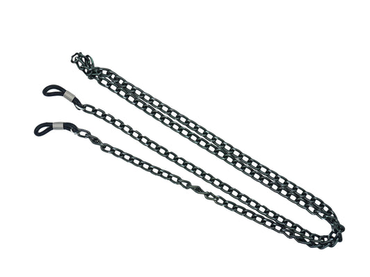 GoOpticians Classic Gunmetal Traditional Fasten Glasses Cord Necklace Glasses Cord Spectacle Chain
