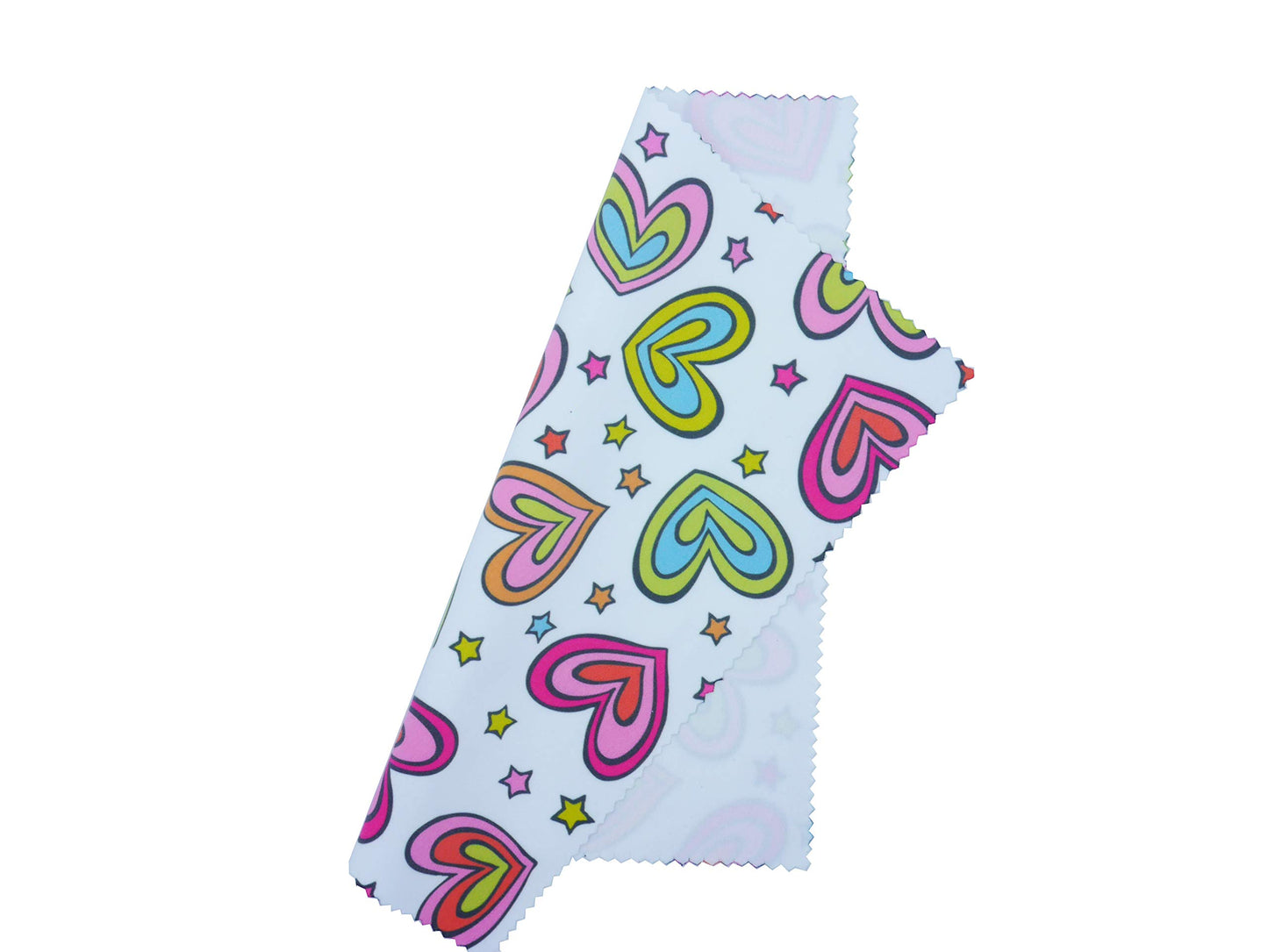 Go Optical 22cm x 22cm Large Microfiber Glasses Phone Lens Screen Cleaning Cloths Cute Animals Owl Bee & Rainbow Hearts X 3 Large Microfibre