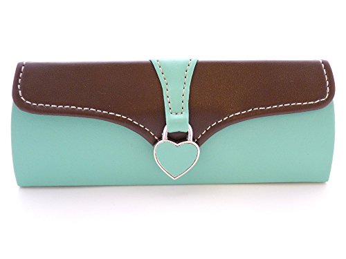 Go Opticians Ladies Clutch Bag Glasses Case Hearts Magnetic Clasp with Presentation Box