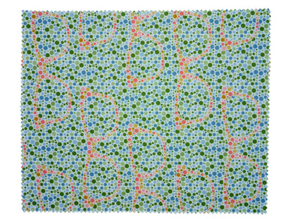 Colour Blindness Test Microfiber Glasses Cleaning Cloth